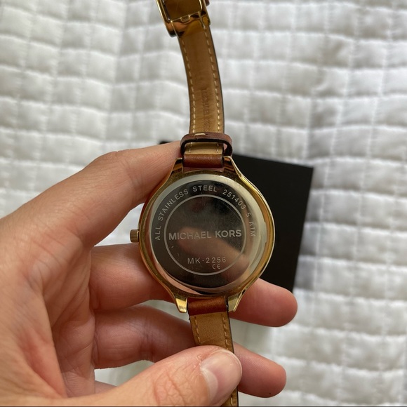 Michael Kors Double Wrap Gold Watch - Picture 5 of 7